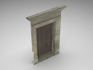 Wooden door 9 3D Model