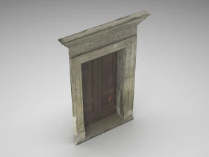 Wooden door 9 3D Model