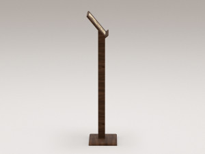 Antique wooden lectern 2 Modèle 3D