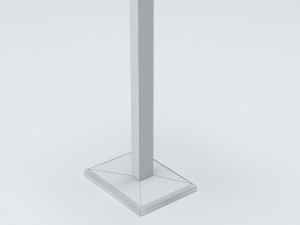 Antique wooden lectern 2 Modèle 3D