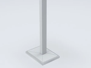 Antique wooden lectern 2 3D Model