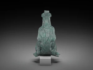 Mermaid aged bronze 3D Model