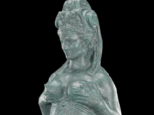 Mermaid aged bronze Modèle 3D
