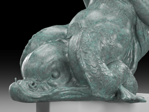 Mermaid aged bronze Modèle 3D