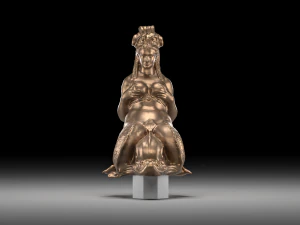 Mermaid bronze 3D Model