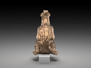 Mermaid bronze 3D Model