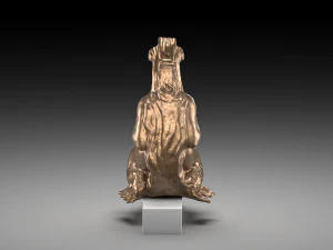 Mermaid bronze 3D Model