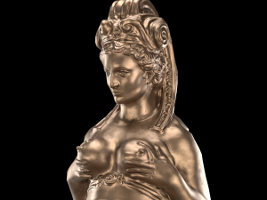 Mermaid bronze 3D Model