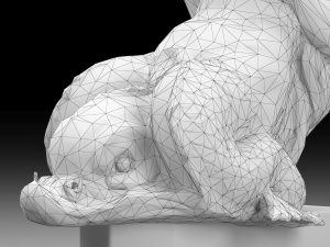 Mermaid bronze 3D Model