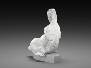 Mermaid marble Modelo 3D