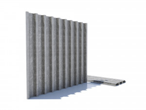 Corrugated galvanized sheets 7 3D मॉडल