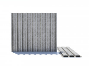 Corrugated galvanized sheets 7 3D मॉडल