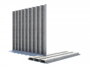 Corrugated galvanized sheets 7 3D Model