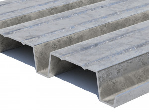 Corrugated galvanized sheets 7 3D मॉडल
