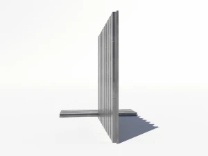 Corrugated galvanized sheets 8 3D Model