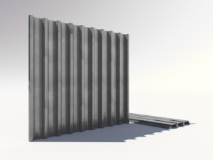 Corrugated galvanized sheets 8 Modelo 3D