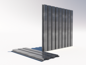 Corrugated galvanized sheets 8 Modelo 3D