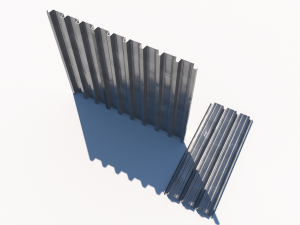 Corrugated galvanized sheets 8 Modelo 3D