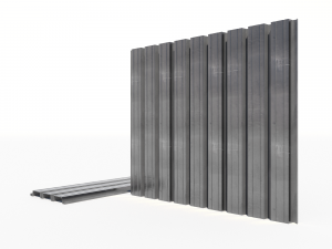Corrugated galvanized sheets 9 3D Model