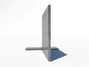 Corrugated galvanized sheets 9 3D Model