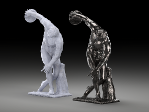 Discobolus of Myron 3D Модель