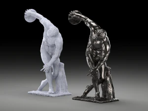 Discobolus of Myron 3D Model