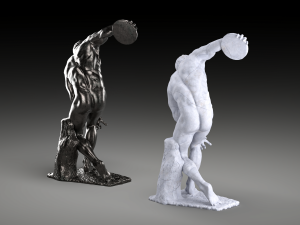 Discobolus of Myron 3D Модель