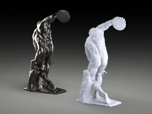 Discobolus of Myron 3D Model