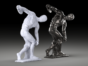 Discobolus of Myron 3D Модель