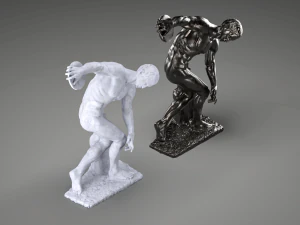 Discobolus of Myron 3D Model