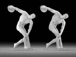 Discobolus of Myron 3D Model