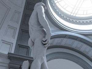 Accademia gallery in Florence 3D Модель
