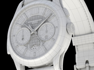 Patek Philippe Titanium 5208T-010 Modello 3D