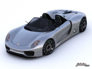 porsche 918 spyder std mat Model 3D