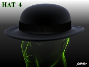 bowler hat 2 3D मॉडल
