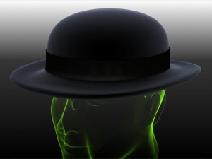bowler hat 2 Modelo 3D