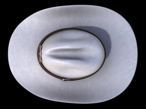 chap&eacute;u de xerife Modelo 3D