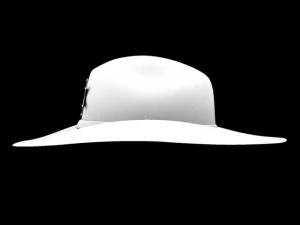 chap&eacute;u de xerife Modelo 3D