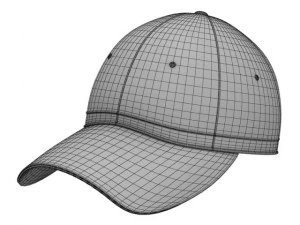 new york yankees cap 2 3D Model
