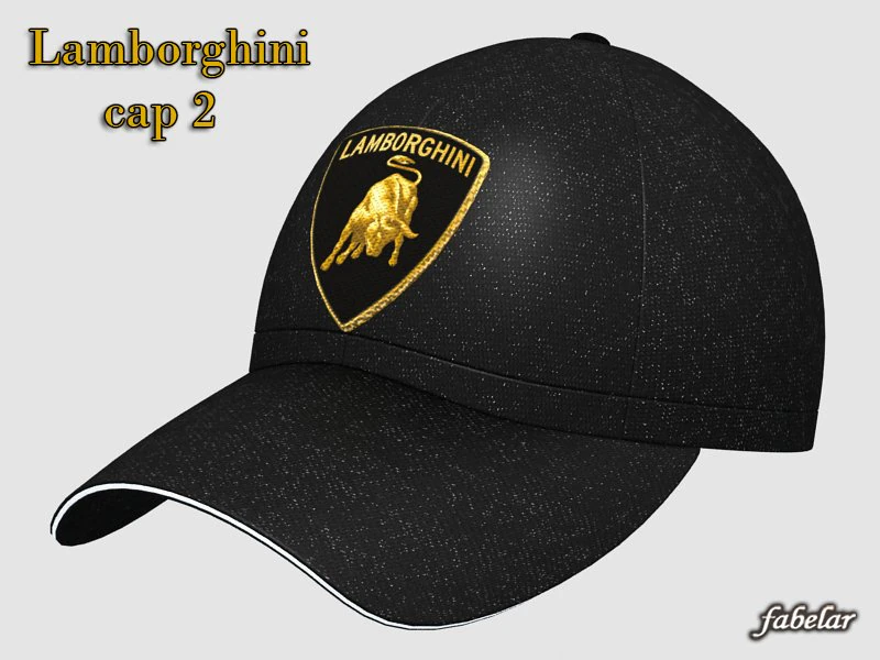 lamborghini cap 2 3D Model .c4d .max .obj .3ds .fbx .stl .blend