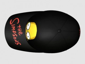 homer simpson cap 2 3D Model