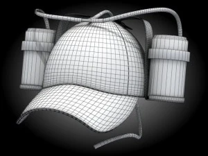 homer beer hat 1 3D Model