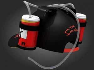 Homer beer hat 2 3D Model