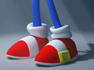 sonic knuckles rigged 3D Model