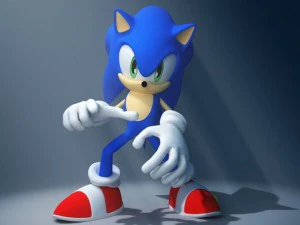 sonic knuckles rigged 3D Model