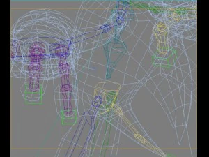 sonic knuckles rigged 3D Model