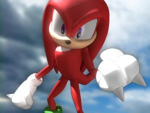 sonic knuckles rigged 3D Model