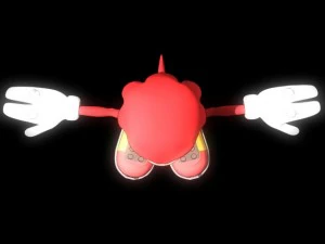 sonic knuckles rigged 3D Model