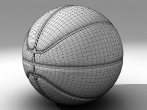 basketball spalding std mat 3D Модель