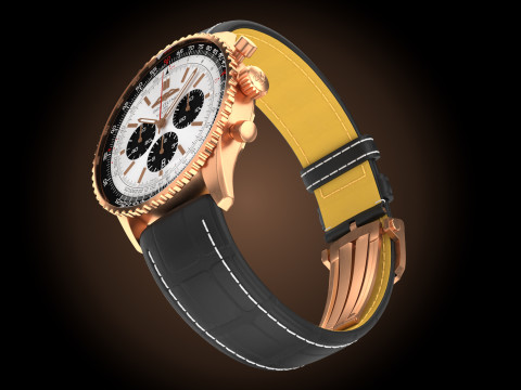 Navitimer B01 Chronograph 46 3D Модель